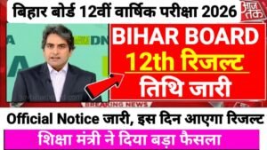 Bihar Board Inter Result Date 2026
